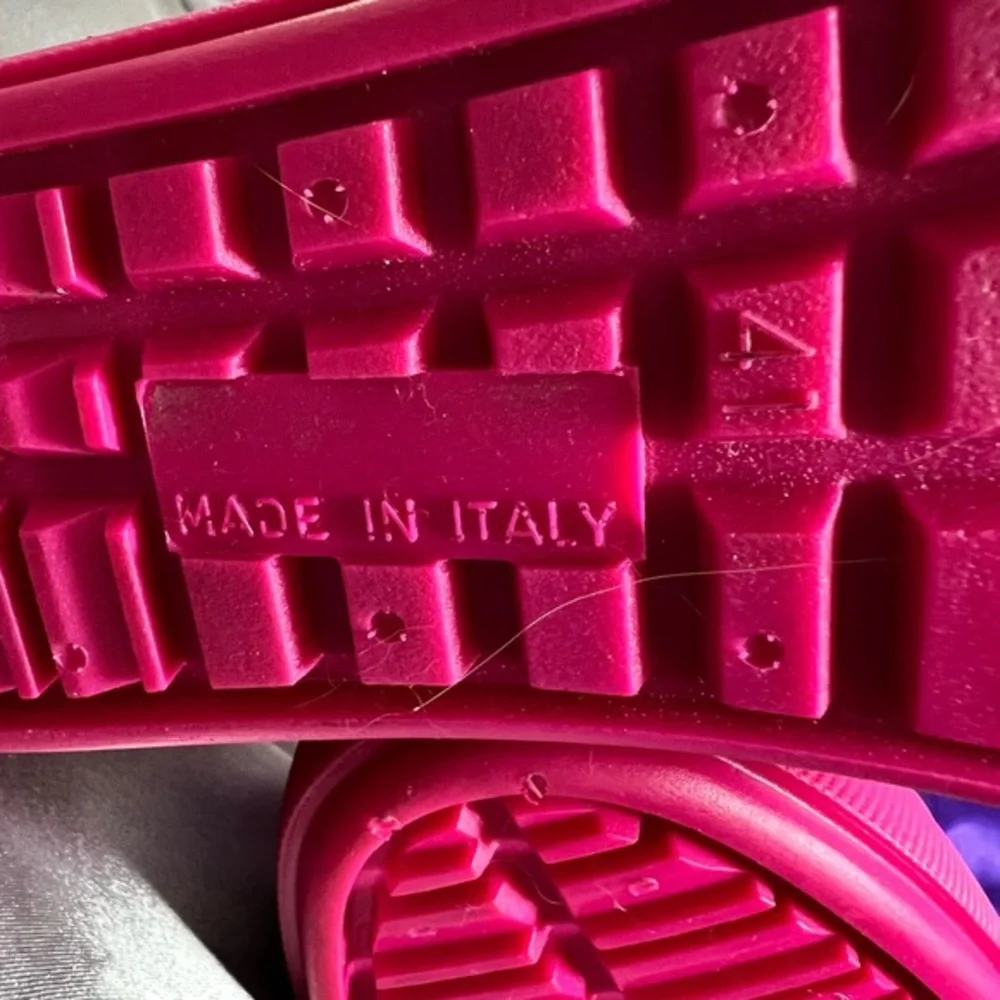 Furla Tall Rain Boots Women’s‎ Size 10.5 Pink Rubber Waterproof Gardening Preppy